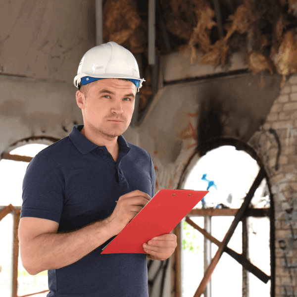 Emergency plan checklist on a notepad.