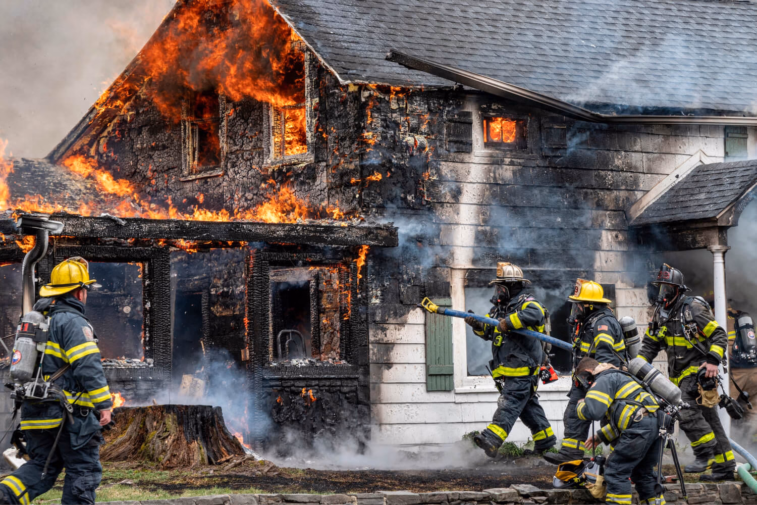 Vancouver fire restoration on a home in Vancouver following a recent fire with smoke and water damage. Fire Damage Restoration Battle Ground WA.